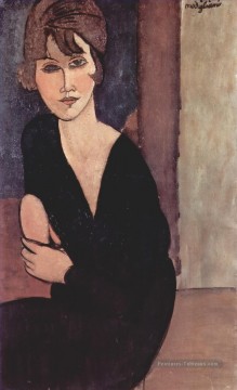 portrait Tableau Peinture - portrait de madame reynouard 1916 Amedeo Modigliani